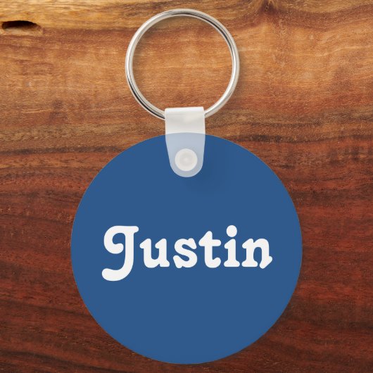 Sleutelhanger Justin (Voorkant)