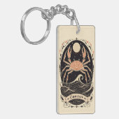 Sleutelhanger Kanker Hemelse Dierenriem Kunst (Voorkant Links)