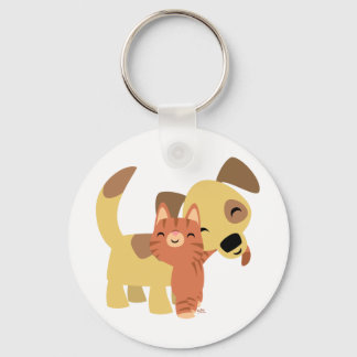 sleutelhanger kat & Doggy cartoon