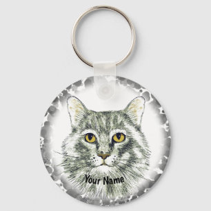 Sleutelhanger kattengezicht