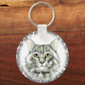 Sleutelhanger kattengezicht (Voorkant)