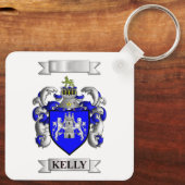 Sleutelhanger Kelly Achternaam En Schild (Achterkant)