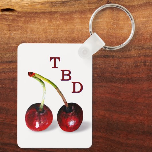 Sleutelhanger kersen (Achterkant)