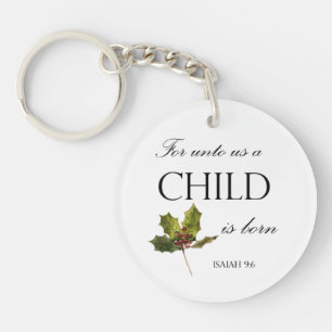 Sleutelhanger kerstbijbel Verse Round