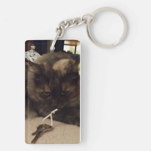 Sleutelhanger kerstboom van RoseWrites (achterkant)