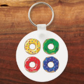 Sleutelhanger kerstdonuts (Voorkant)