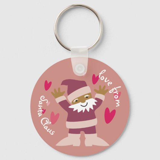 sleutelhanger Kerstman (Voorkant)