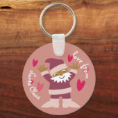 sleutelhanger Kerstman (Voorkant)