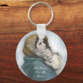 Sleutelhanger kerstmis: "De reden voor de crisis (Voorkant)