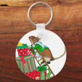 Sleutelhanger kerstmuis (Voorkant)
