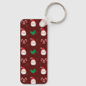 Sleutelhanger kerstpatroonrechthoek (Achterkant)