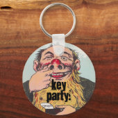Sleutelhanger Key Party Fun Humor snuff kauwend Ma (Voorkant)