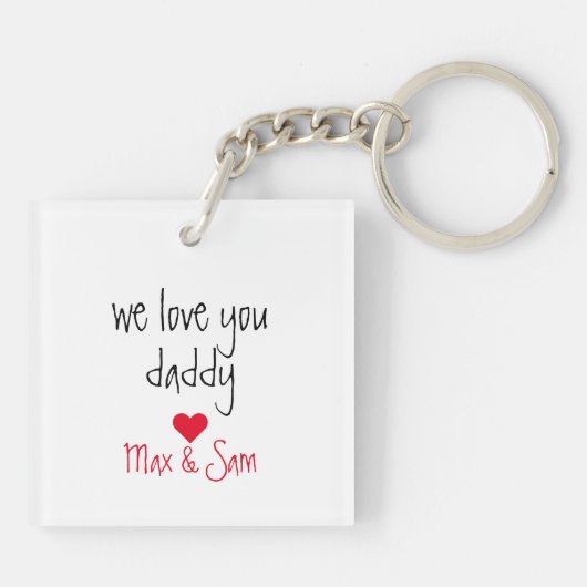 Sleutelhanger kinderwerk (Achterkant)