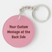 Sleutelhanger Kissend Comic Sound Effect (Achterkant)