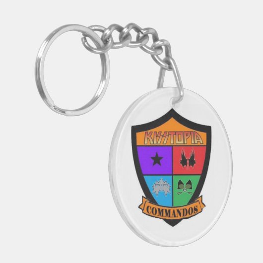 SLEUTELHANGER KISSTOPIA COMMANDOS (Voorkant Links)