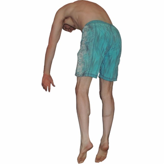 Sleutelhanger Kleine Man Hangin ongeveer 2 x 3 inc Fotobeeldje Sleutelhanger (Voorkant)