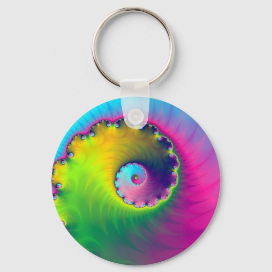 Sleutelhanger Kleur Spoel rond (Voorkant)