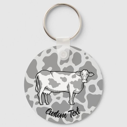 Sleutelhanger koe profiel (Voorkant)