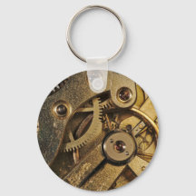 Sleutelhanger: Koper Hartig. Horloge Mechanisme