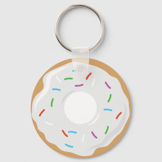 Sleutelhanger Kreme White Donut (Voorkant)