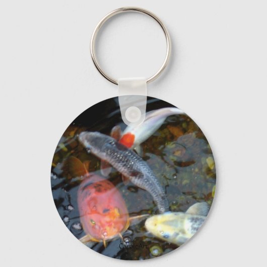 sleutelhanger "Kung Fu Koi" (Voorkant)