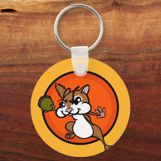 SLEUTELHANGER KUSTCHIPMUNK ROUND (Voorkant)