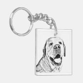 Sleutelhanger - Labrador Retriever (Voorkant Links)