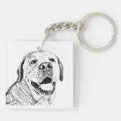 Sleutelhanger - Labrador Retriever (Achterkant)