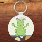 SLEUTELHANGER LAGUNA FROG Favor Name Tag (Voorkant)