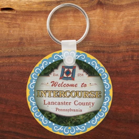 Sleutelhanger. Lancaster PA Sleutelhanger (Voorkant)