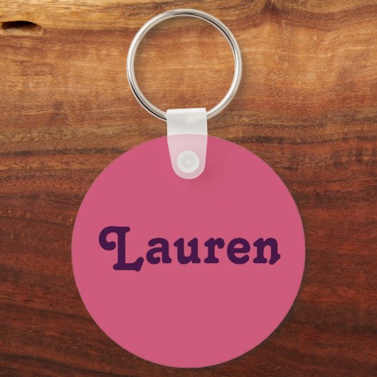 Sleutelhanger Lauren (Voorkant)