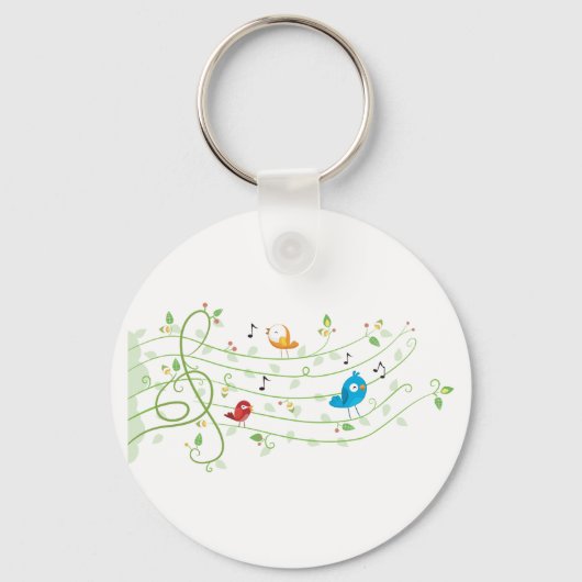 Sleutelhanger Leafy Personeelslijn (Voorkant)