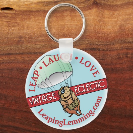 Sleutelhanger Leaping Lemming (Voorkant)
