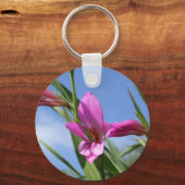 Sleutelhanger lentroze bloemen (Voorkant)