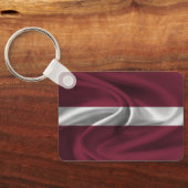 Sleutelhanger Letland vlag (Achterkant)