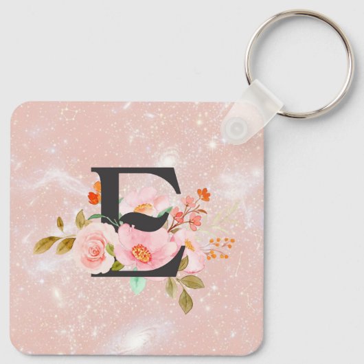 Sleutelhanger Letter E (Achterkant)