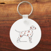 Sleutelhanger — Lever Dalmatian (Voorkant)