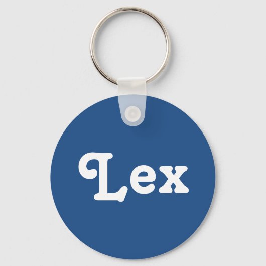 Sleutelhanger Lex (Voorkant)