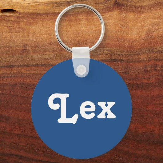 Sleutelhanger Lex (Voorkant)