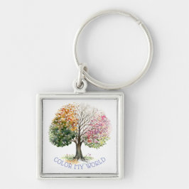 Sleutelhanger LG SQ TREE 4 SEASON COLOR MY WORLD