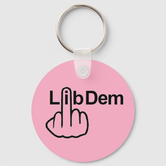 Sleutelhanger Lib Dem Flip (Voorkant)