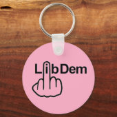 Sleutelhanger Lib Dem Flip (Voorkant)