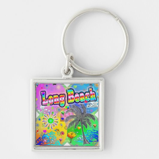 Sleutelhanger Long Beach Quadro Seizoenen (Voorkant)