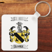 Sleutelhanger Lopez Achternaam En Wapen (Achterkant)