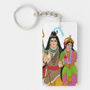 Sleutelhanger Lord Shiv Parvati