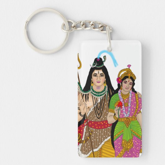 Sleutelhanger Lord Shiv Parvati (Voorkant)