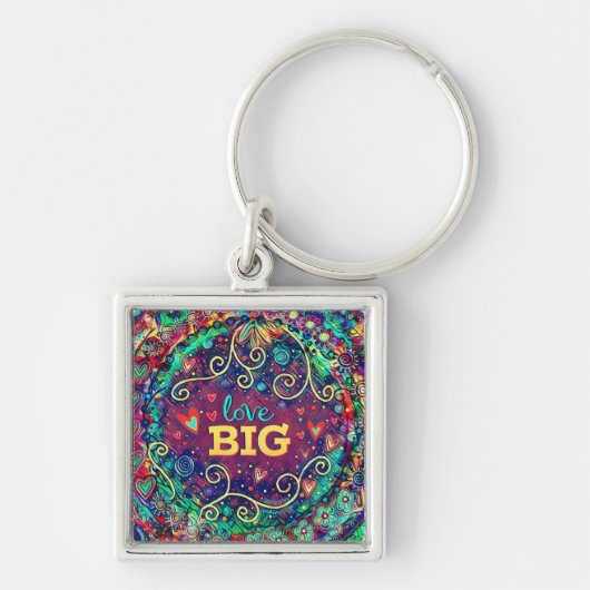sleutelhanger 'Love Big' (Voorkant)