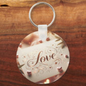 Sleutelhanger LOVE elegante vormgeving (Achterkant)