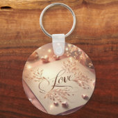 Sleutelhanger LOVE elegante vormgeving (Voorkant)