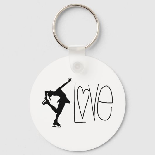 Sleutelhanger "Love Figuur Skating" (Voorkant)